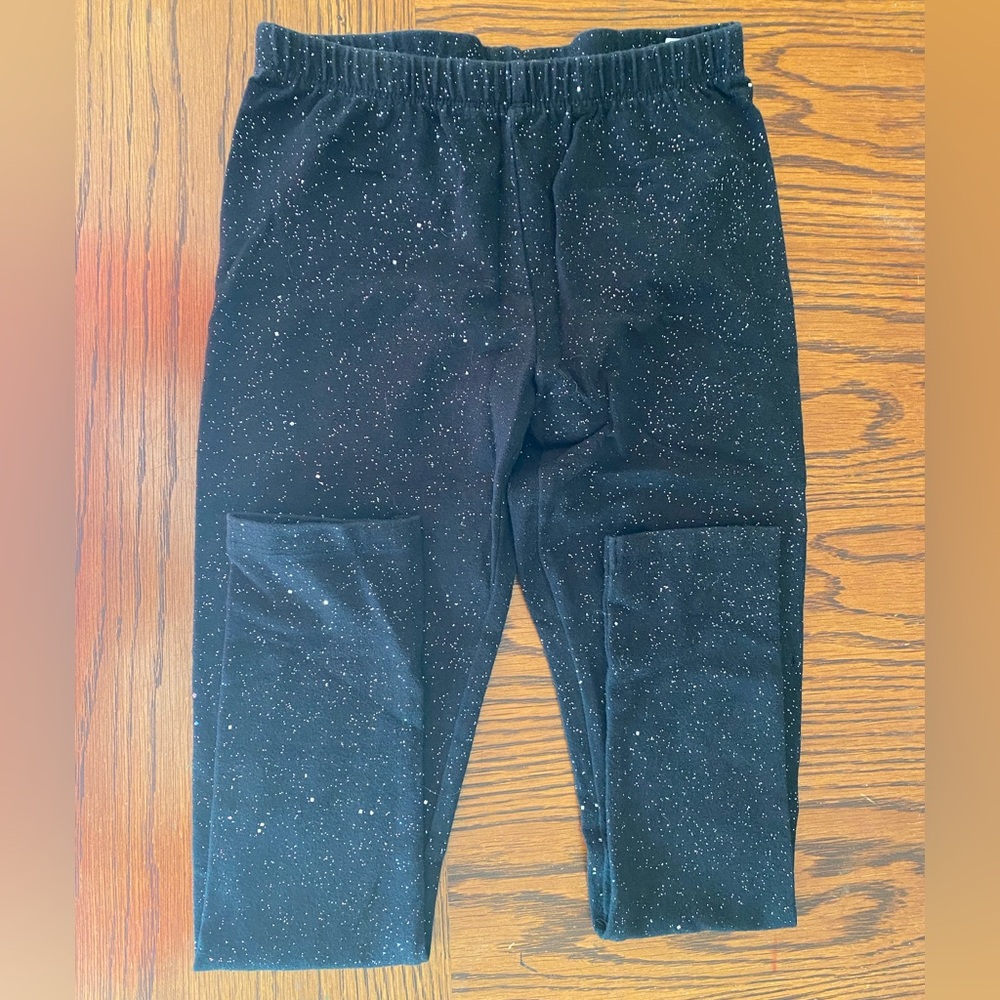 Jumping Beans Black Tough Cotton Leggings